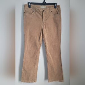 J Crew Womens 32R Tan Corduroy Jeans